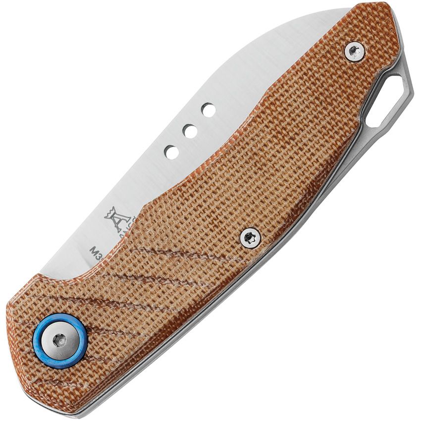 Maniago Knife Makers - Root Slip Joint Natural Micarta - M390 Bohler - CLOSEOUT