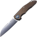 Maniago Knife Makers - Root Slip Joint Bronze Titanium - M390 Bohler - CLOSEOUT