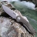 Maniago Knife Makers - Timavo Linerlock Viper Green - M390 Bohler - CLOSEOUT