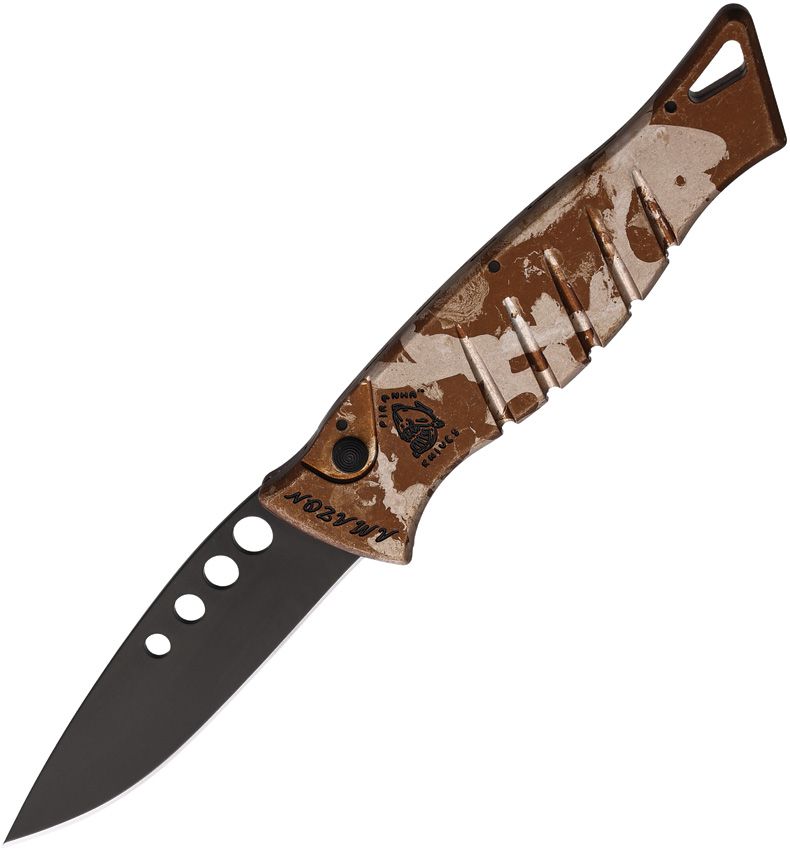 PIRANHA KNIVES - Auto Amazon Tactical Camo