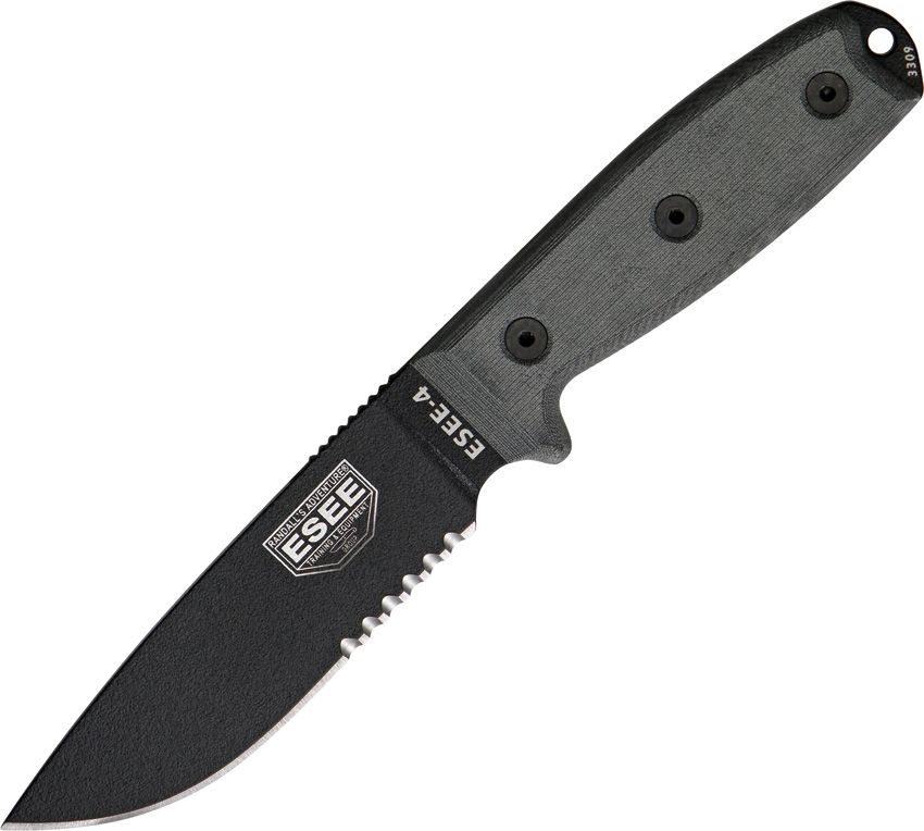ESEE Model 4 Part Serrated - RC4SMB - Brand New
