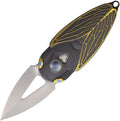 RIKE Knife - Cicada Button Lock Gray