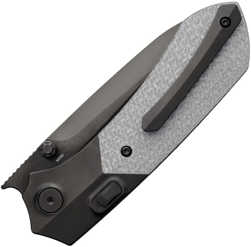REMETTE - Meteor Button Linerlock Ti/CF - 30