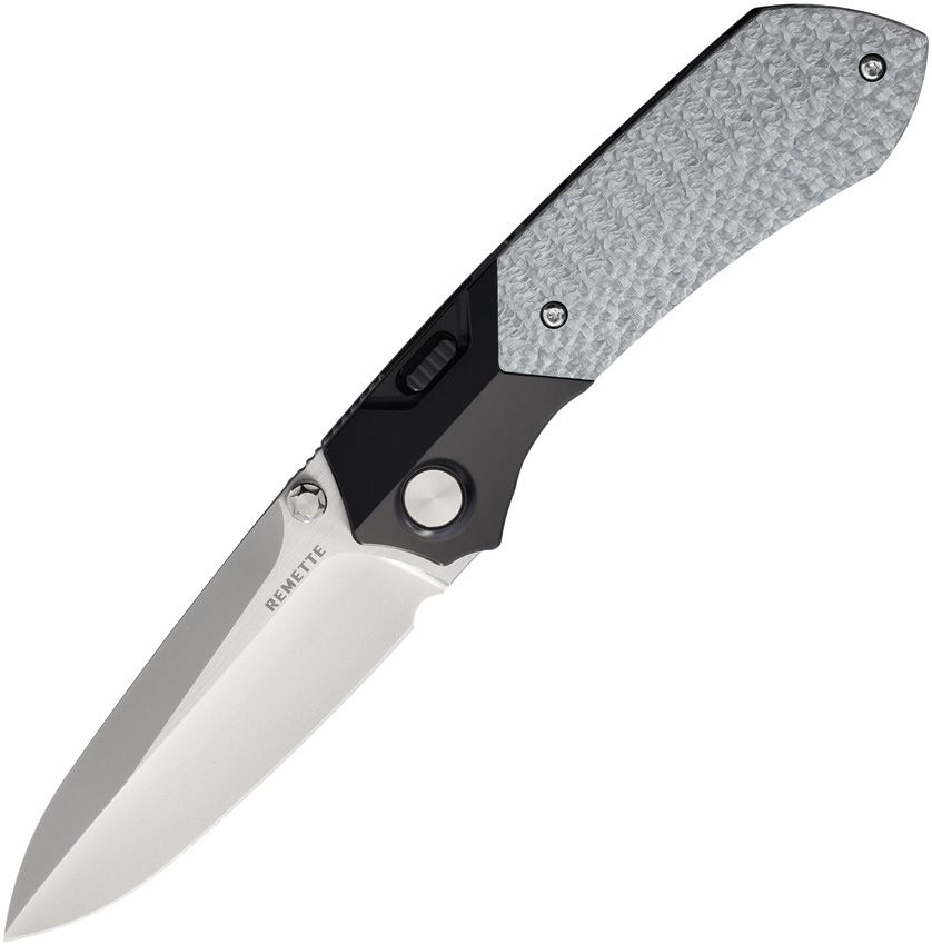 REMETTE - Meteor Button Linerlock Ti/CF - 30
