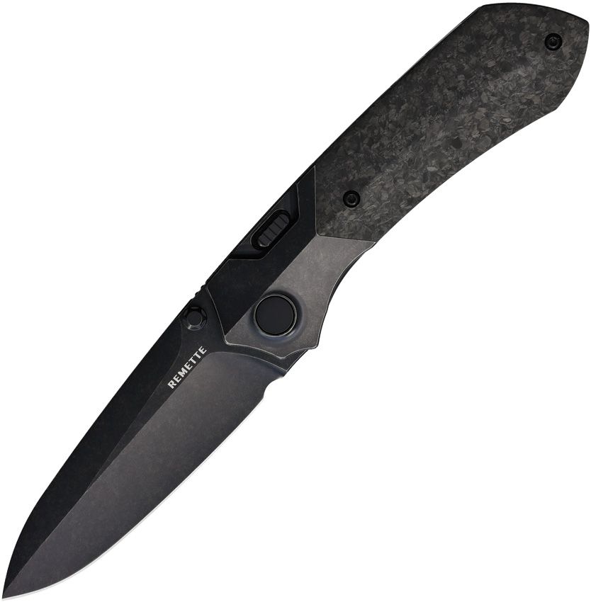 REMETTE - Meteor Button Linerlock Ti/CF - 30