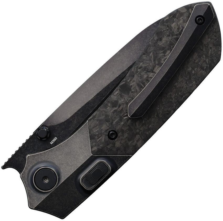REMETTE - Meteor Button Linerlock Ti/CF - 30