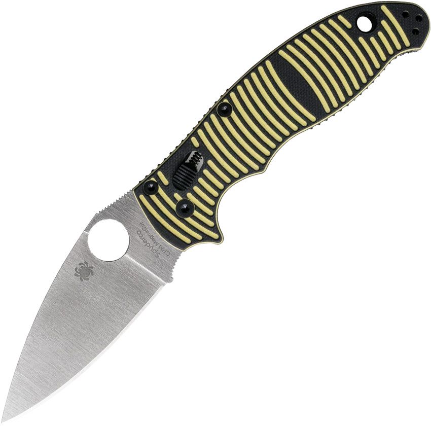 SPYDERCO - Manix 2 Ball Bearing Lock Yellow - CPM MagnaCut