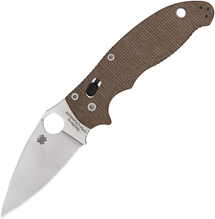 SPYDERCO - Manix 2 Ball Bearing Lock Micarta - CPM Cru-Wear
