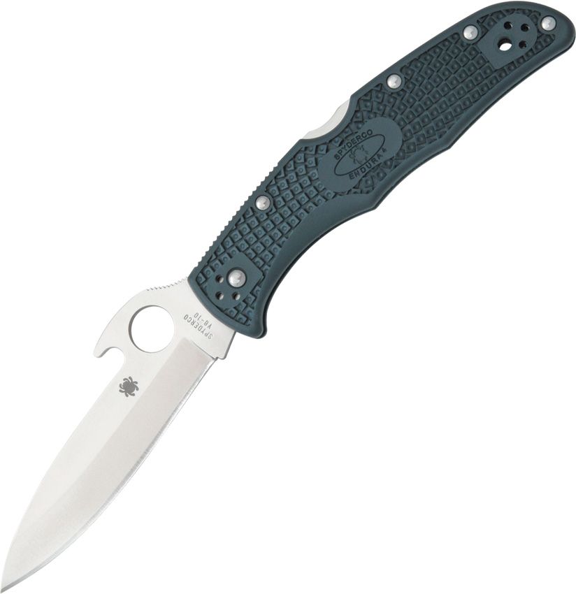 SPYDERCO - Endura 4 Lockback Wave - VG-10 Steel - SC10PGYW