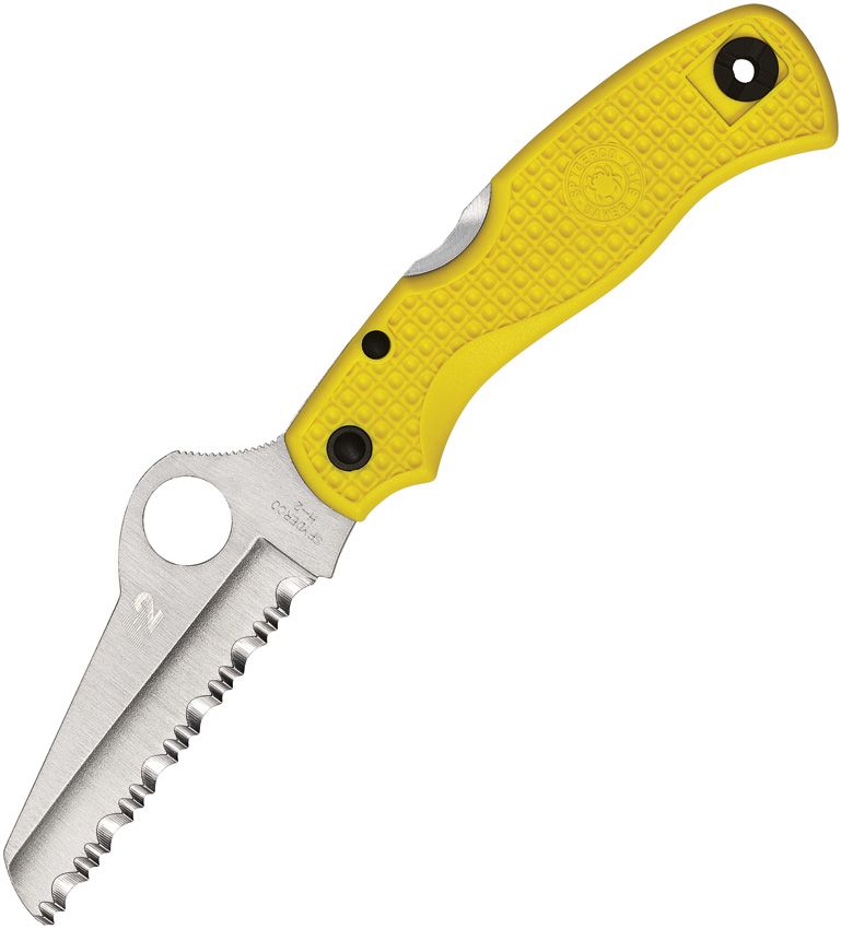 SPYDERCO - Saver Salt Lockback Yellow - H2 Steel
