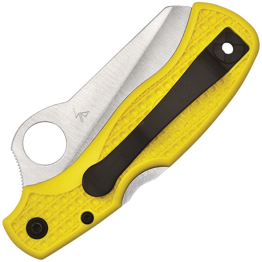 SPYDERCO - Saver Salt Lockback Yellow - H2 Steel
