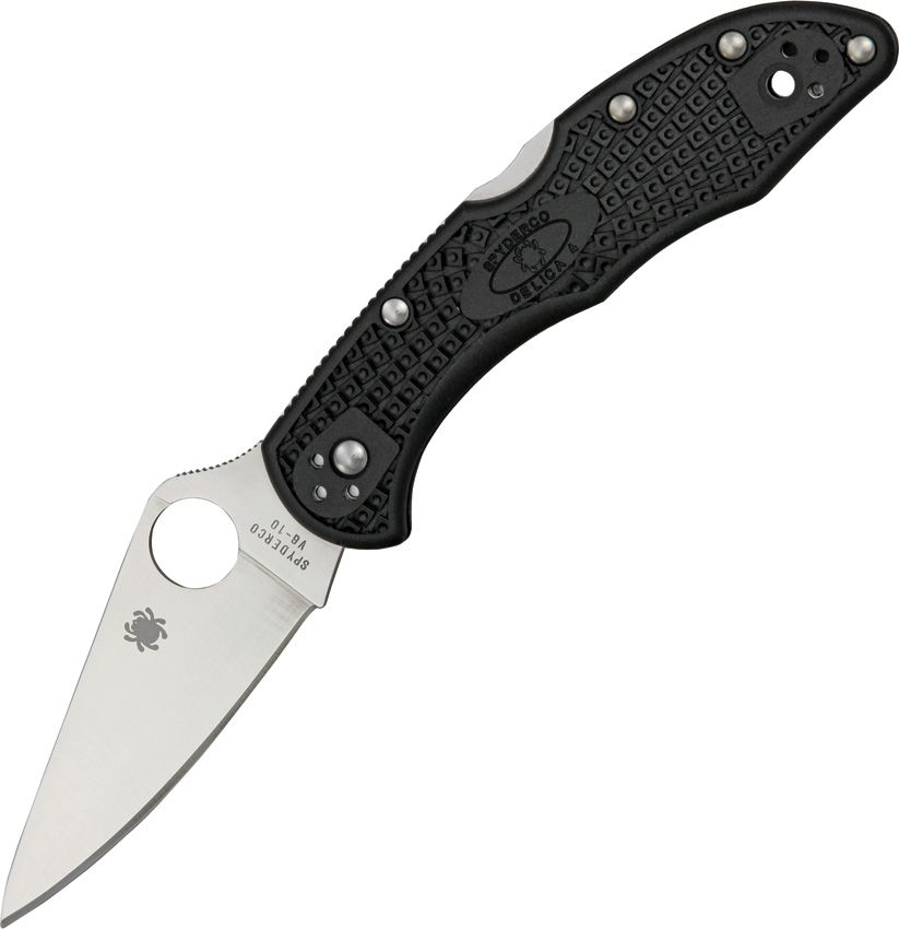SPYDERCO - Delica Lockback Flat Ground - VG-10 - SC11FPBK
