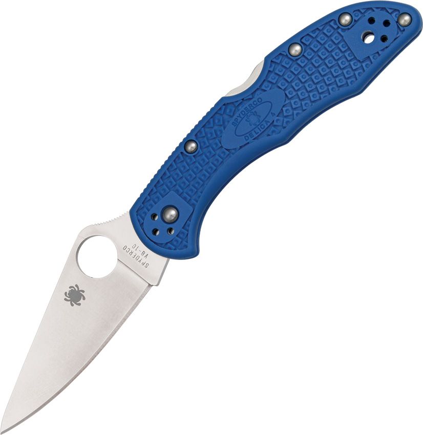 SPYDERCO - Delica Lockback Blue - VG-10 - SC11FPBL