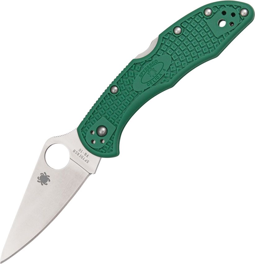 SPYDERCO - Delica Lockback Green - VG-10 - SC11FPGR