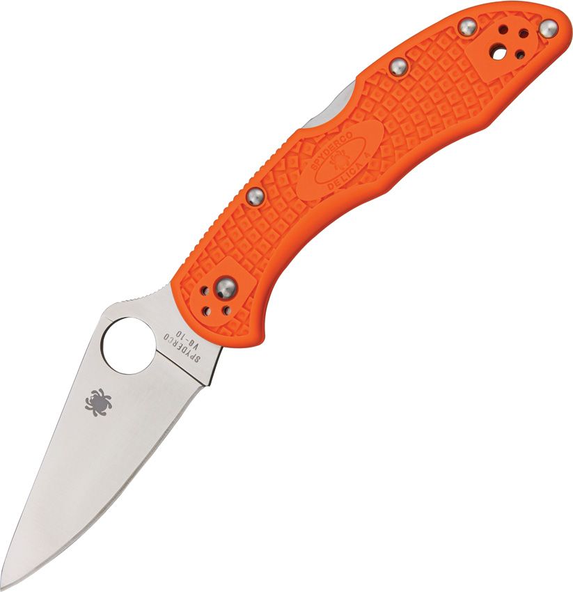 SPYDERCO - Delica Lockback Orange - VG-10 - SC11FPOR