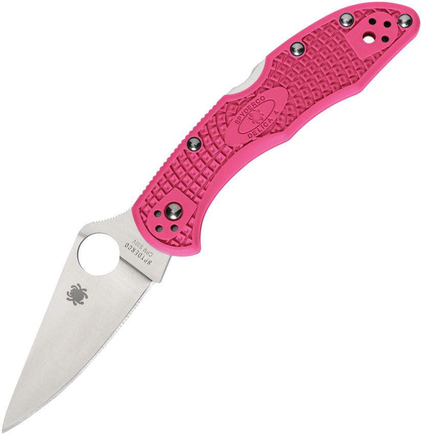 SPYDERCO - Pink Heals Delica Lockback - CPM S30V