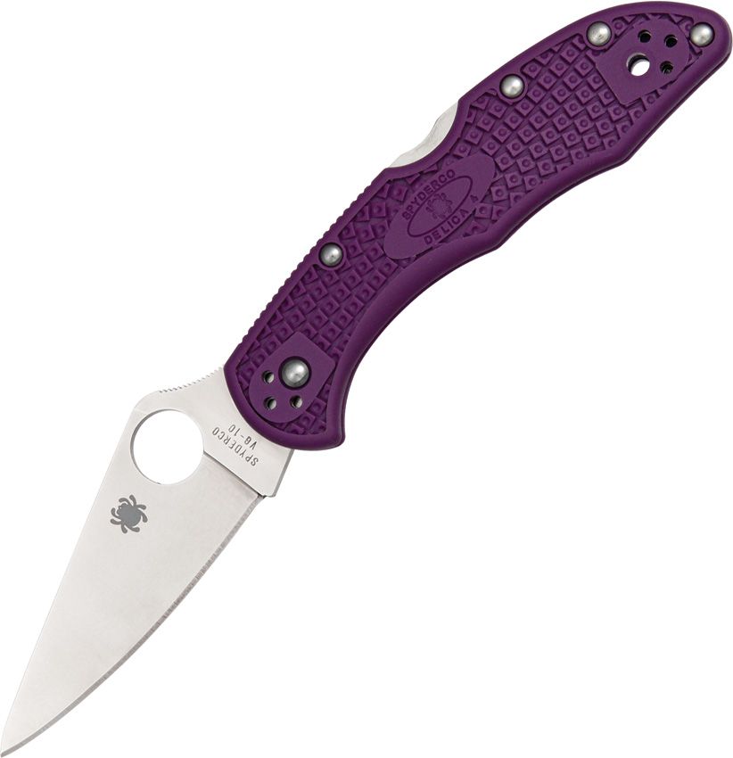 SPYDERCO - Delica Lockback Purple - VG-10 - SC11FPPR