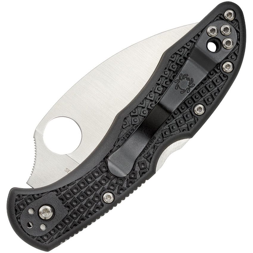 SPYDERCO - Delica Lockback Black - VG-10 Wharncliffe - SC11FPWCBK