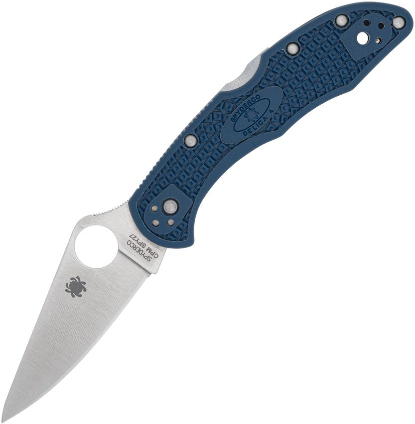 SPYDERCO - Delica 4 Lockback Cobalt - CPM SPY27 - FRN -