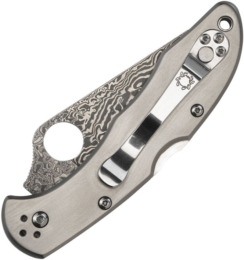 SPYDERCO - Delica 4 Lockback Damascus - SC11TIPD