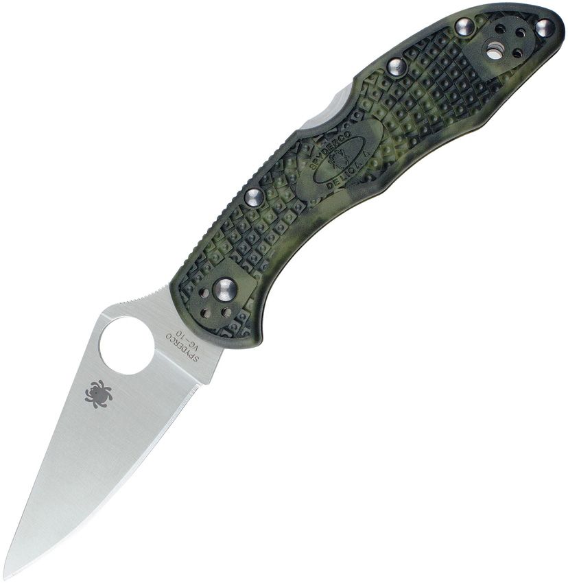 SPYDERCO - Delica 4 Lockback Zombie - VG-10 - FRN - SC11ZFPGR