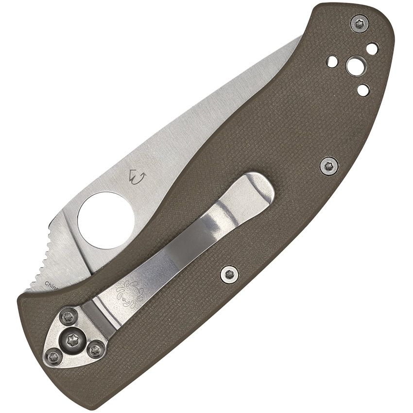 SPYDERCO - Tenacious Linerlock Brown G10 CPM-M4