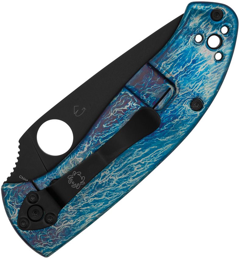 SPYDERCO - Tenacious R.I.L. Ti Blue D2