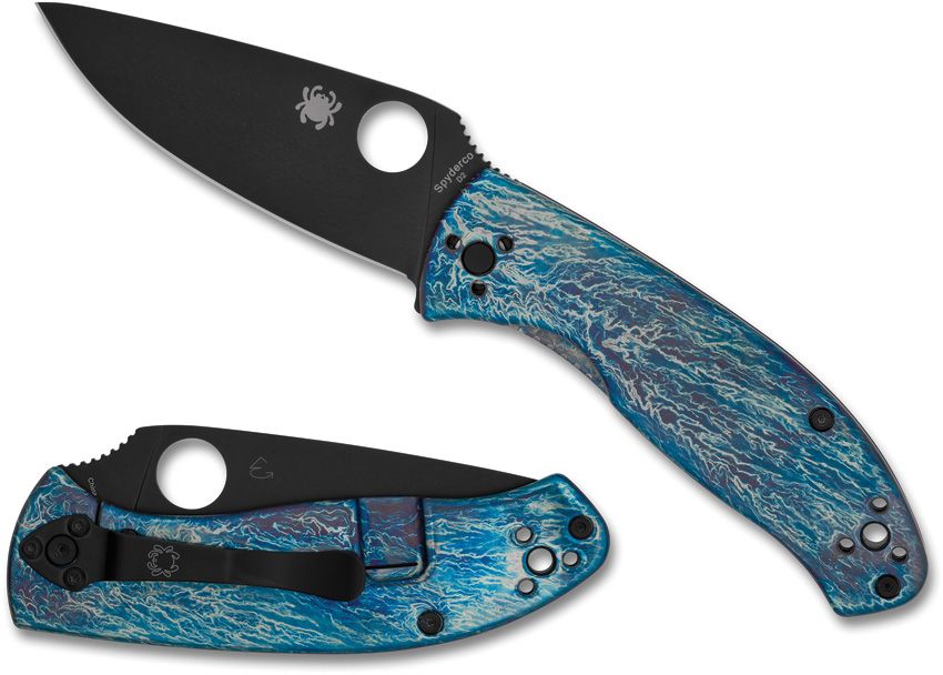 SPYDERCO - Tenacious R.I.L. Ti Blue D2