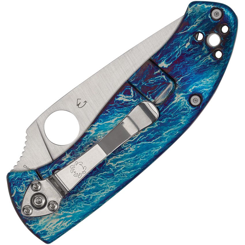 SPYDERCO - Tenacious R.I.L. Ti Blue D2