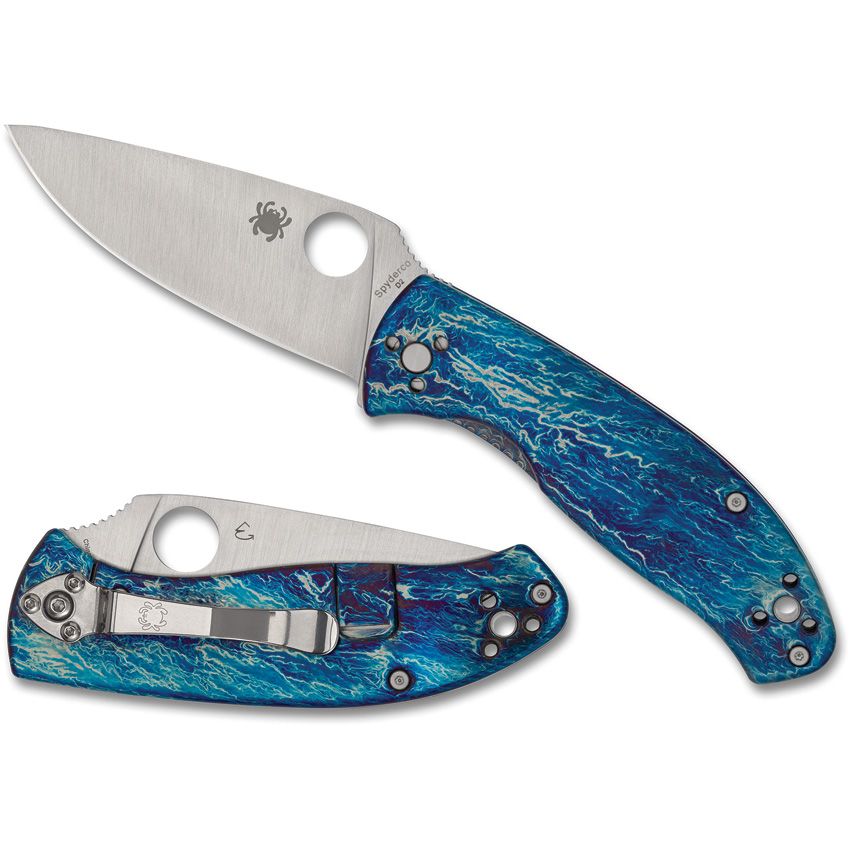 SPYDERCO - Tenacious R.I.L. Ti Blue D2