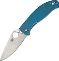 SPYDERCO - Tenacious R.I.L. Titanium Blue 8Cr13MoV
