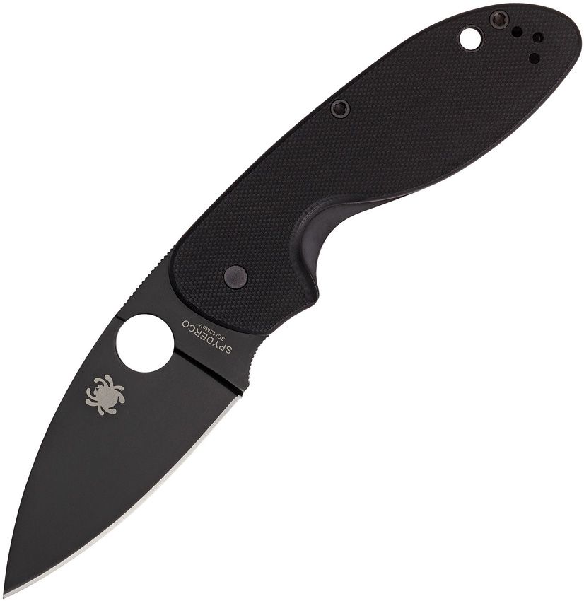SPYDERCO - Efficient Linerlock Black - 8Cr13MoV - SC216GPBBK