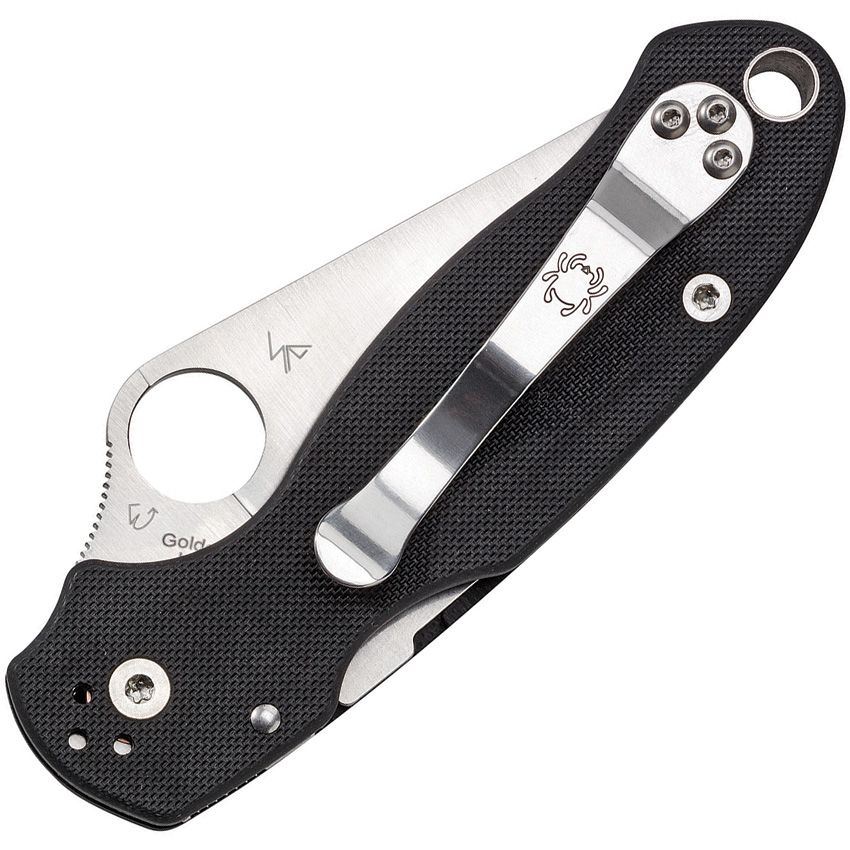 SPYDERCO Para 3 Satin Blade - Full serrated - S45VN Stainless
