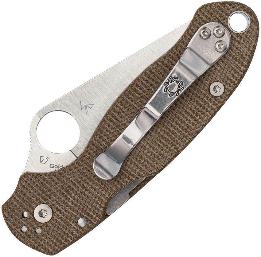 SPYDERCO Para 3 Compression Lock Brown - CPM Cru-Wear