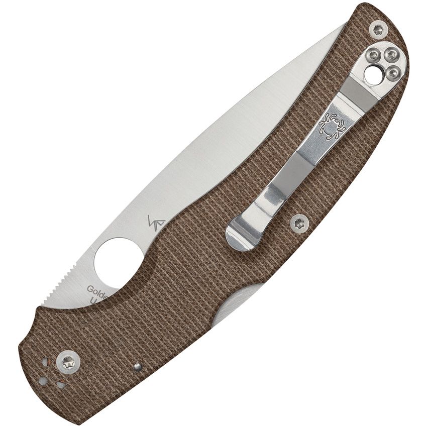 SPYDERCO - Native Chief Lockback Micarta - CPM Cru-Wear
