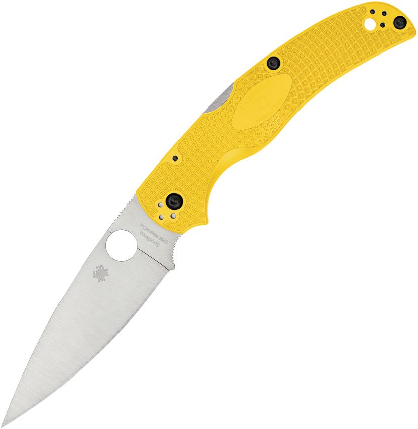 SPYDERCO - Native Chief Lockback Salt Yellow - CPM MagnaCut