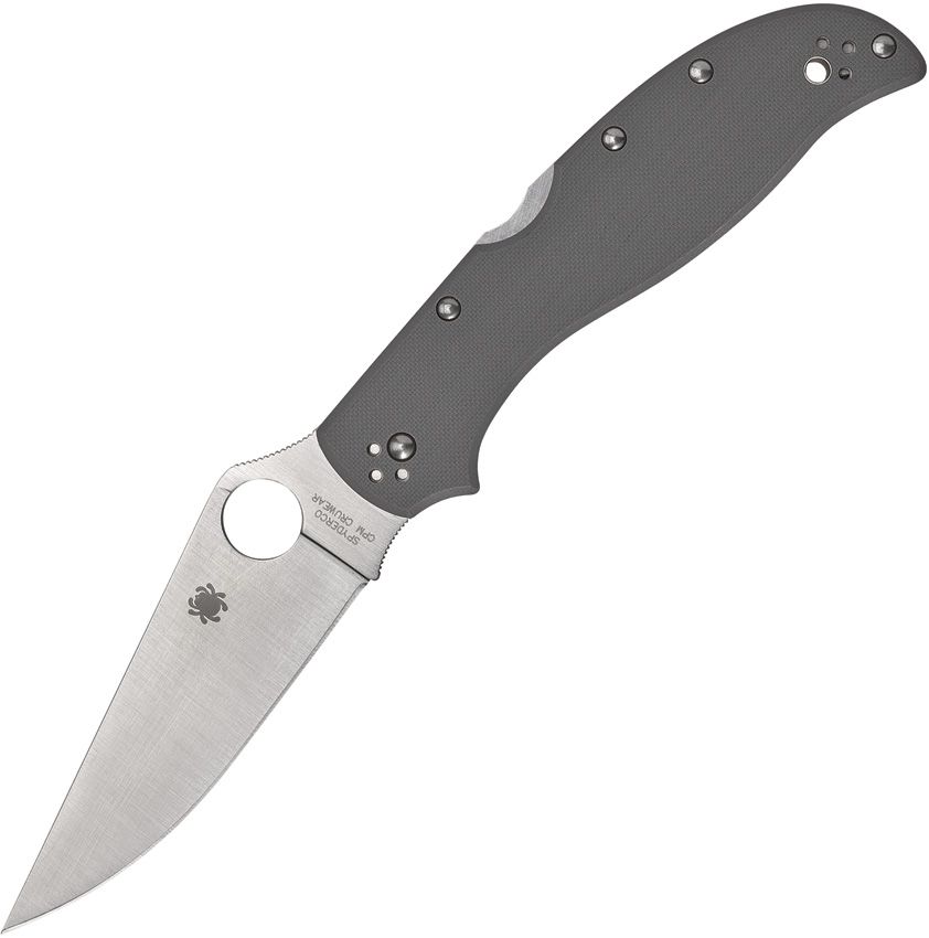 SPYDERCO - Stretch 2 XL Lockback Gray - Cru-Wear Blade