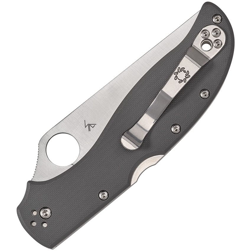 SPYDERCO - Stretch 2 XL Lockback Gray - Cru-Wear Blade