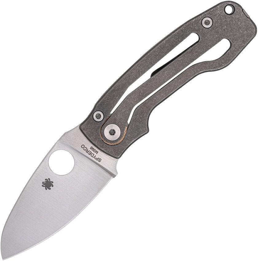 SPYDERCO - PITS 2 SlipIt - Titanium - M398 Bohler