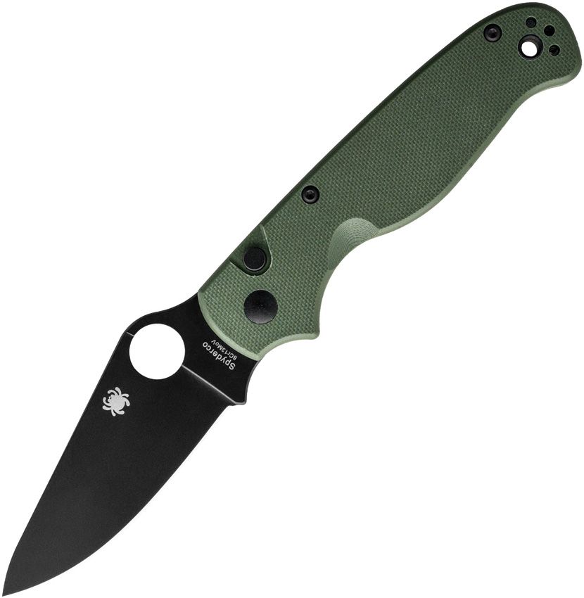 SPYDERCO - ButtonUp Button Lock OD G10 - 8Cr13MoV