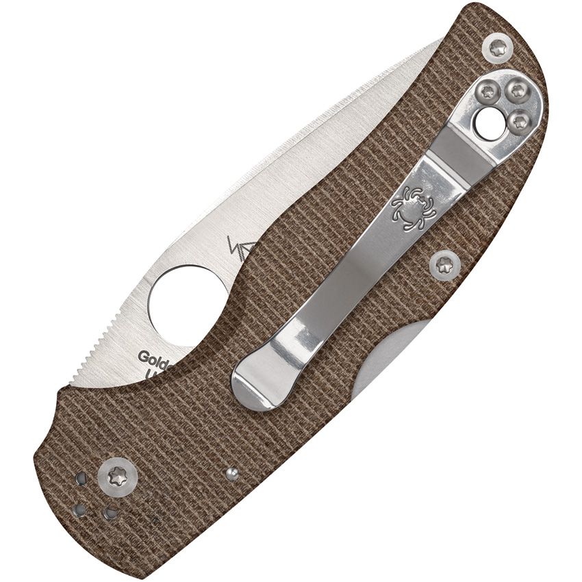 SPYDERCO - Native 5 Lockback Micarta - CPM Cru-Wear