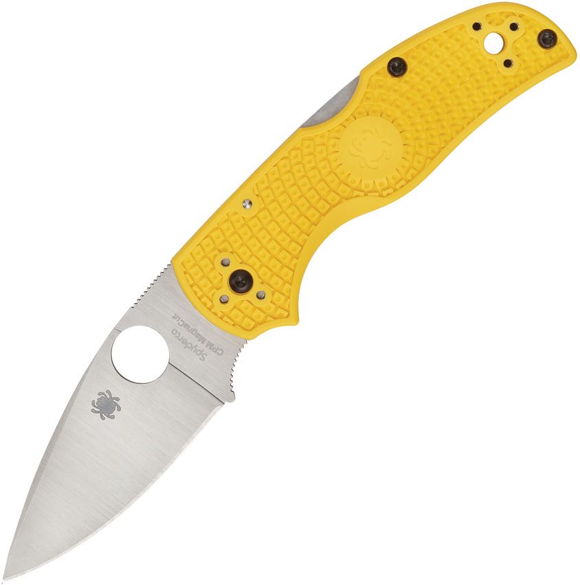 SPYDERCO - Native 5 Salt Lockback Yellow - MagnaCut