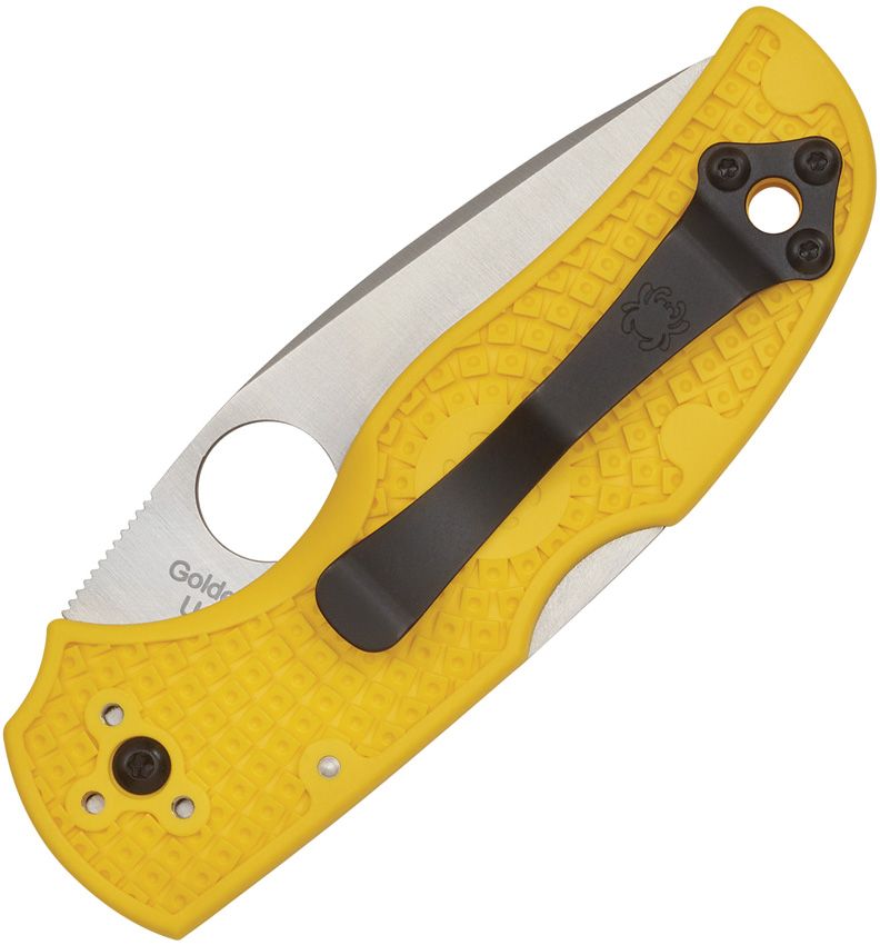 SPYDERCO - Native 5 Salt Lockback Yellow - MagnaCut