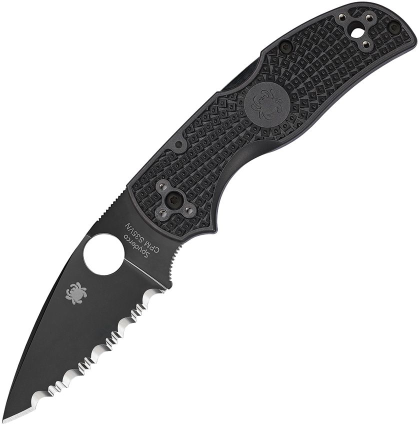 SPYDERCO - Native 5 Lockback Blk Serrated - S30V