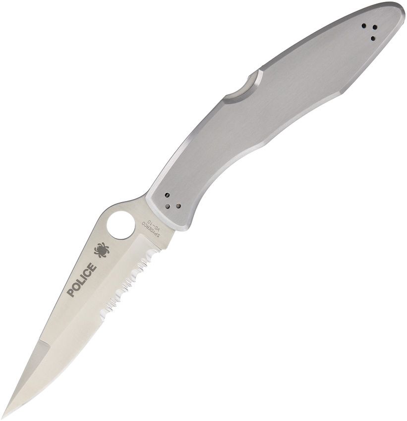 SPYDERCO - Police Model Lockback Serrated - VG-10