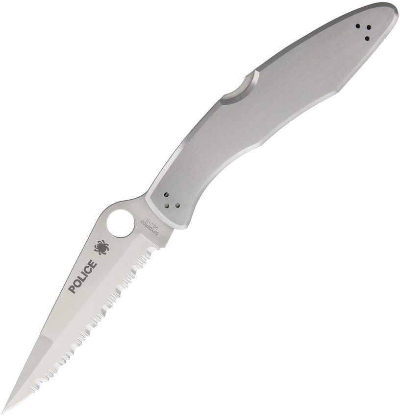 SPYDERCO - Police Model Lockback Serrated - VG-10