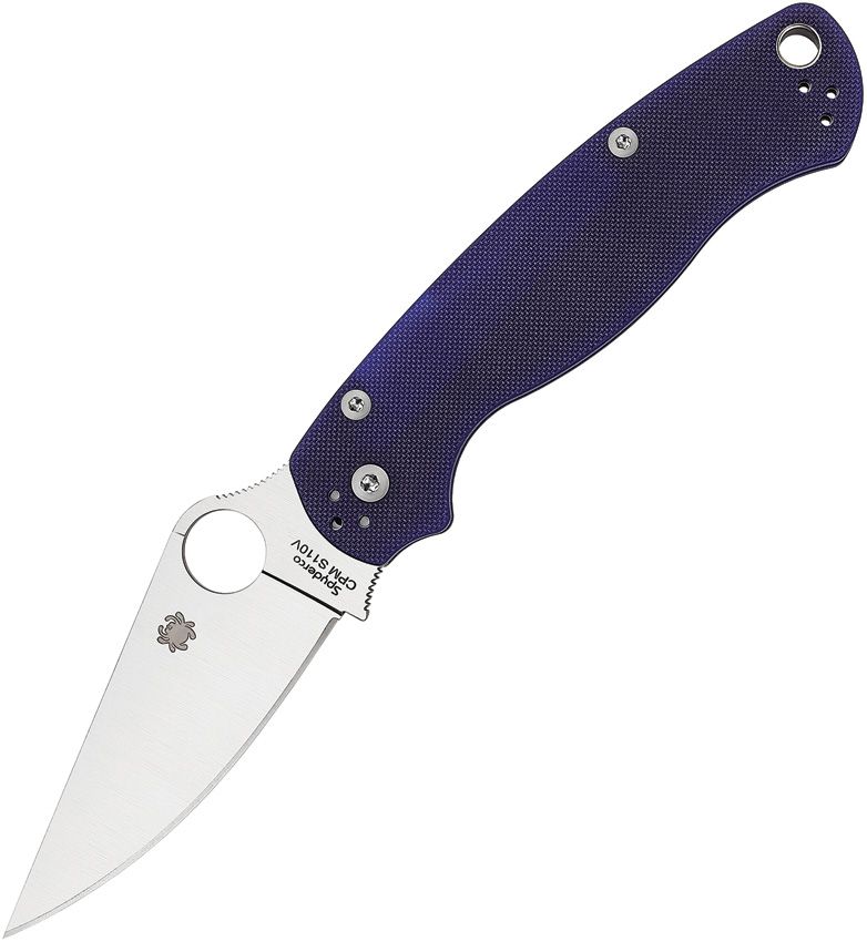 SPYDERCO - Para Military 2 Comp Lock Blue - CPM S30V