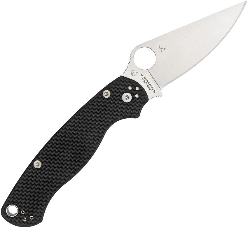 SPYDERCO - Para Military 2 Black G10 Left - S45VN