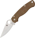 SPYDERCO - Para Military 2 Comp Lock Brown Micarta - CPM Cru-Wear