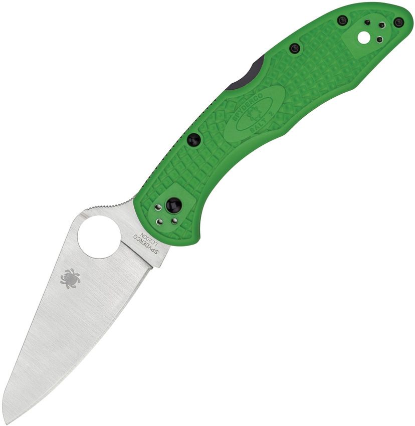 SPYDERCO - Salt 2 Lockback Green - LC 200 N Tool Steel